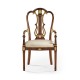 Buckingham Gilded Lyre Back Arm Chair