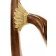 Buckingham Gilded Lyre Back Arm Chair