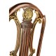 Buckingham Gilded Lyre Back Arm Chair