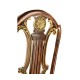 Buckingham Gilded Lyre Back Arm Chair