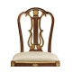 Buckingham Gilded Lyre Back Side Chair