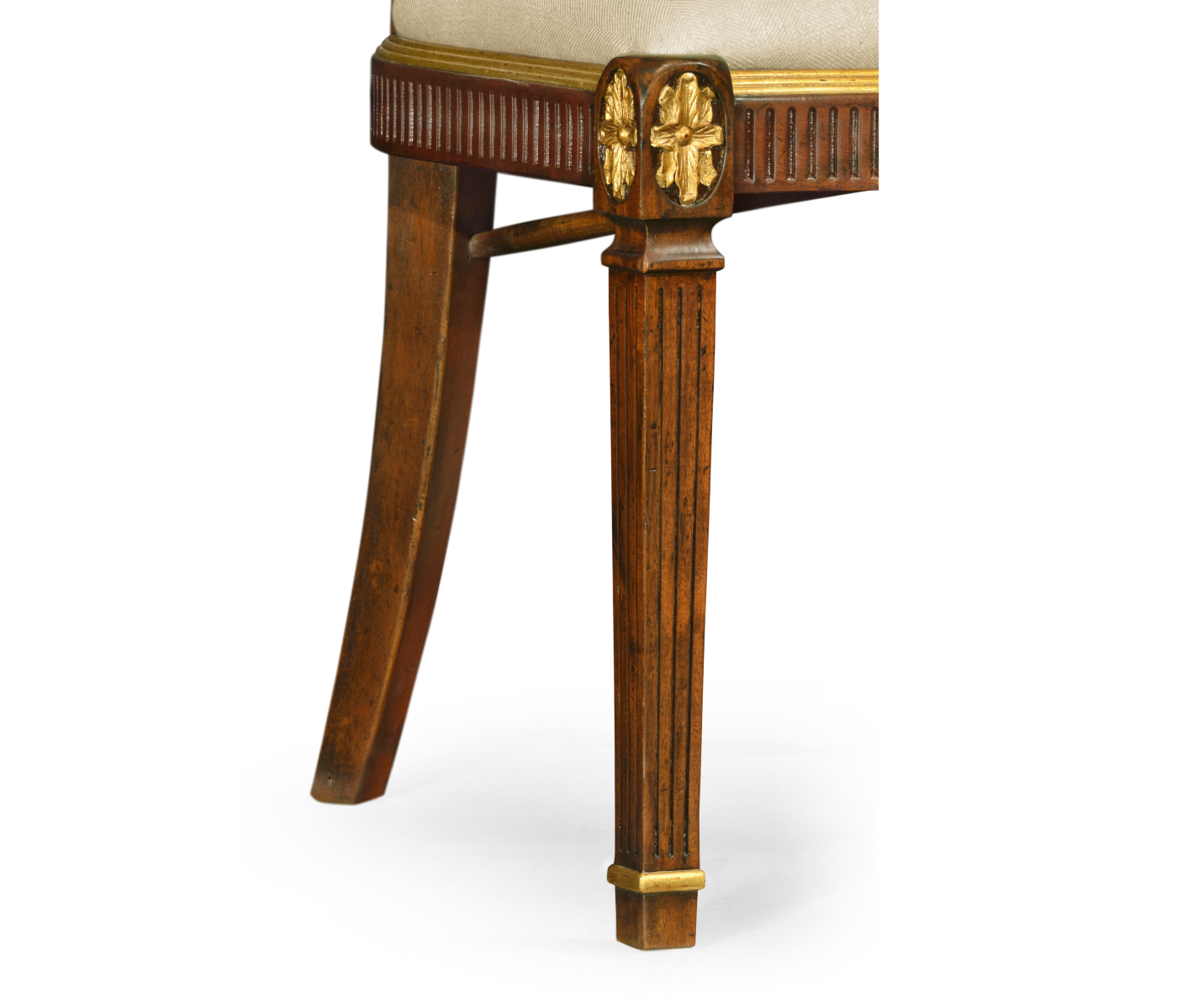 Buckingham Gilded Lyre Back Side Chair