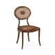 French caned chair with oval back (Side)