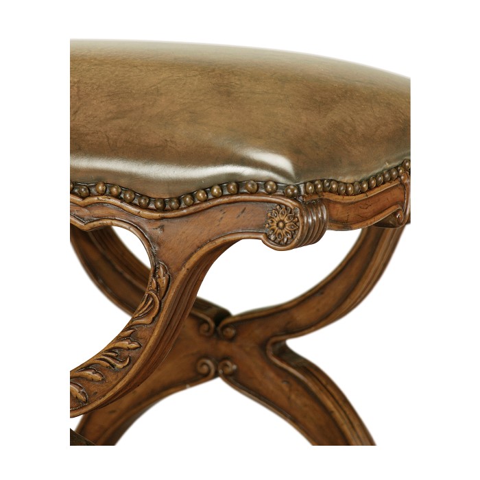 Neo-classical X-Frame Stool