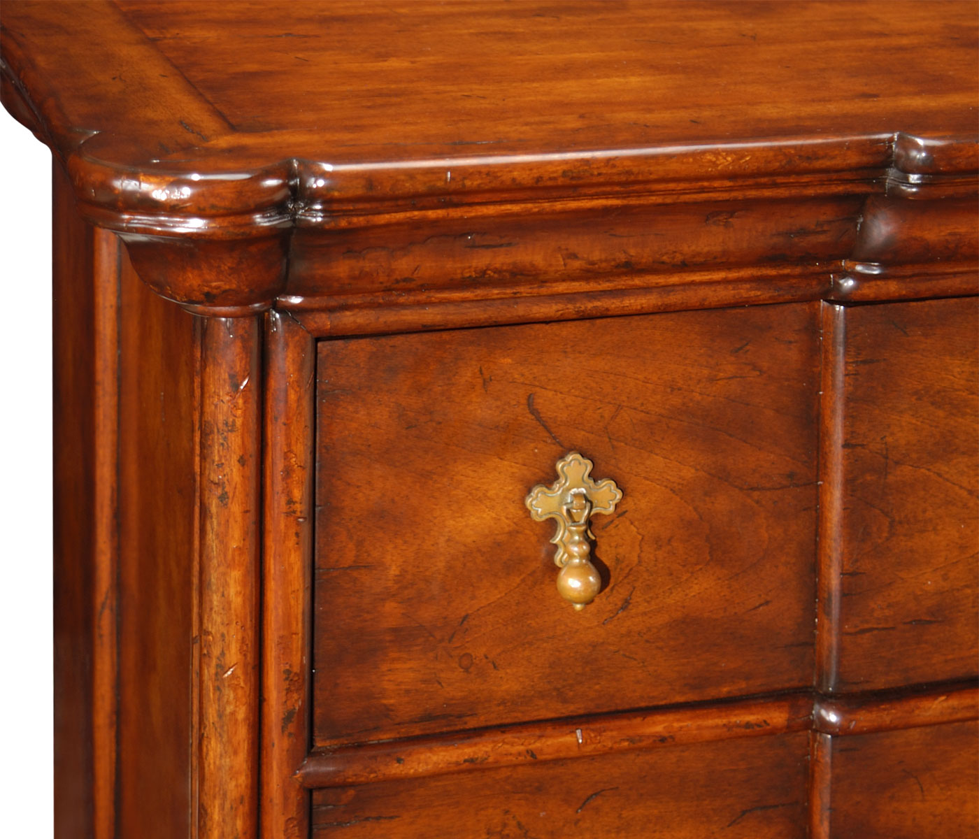 Dutch style large chest of three drawers
