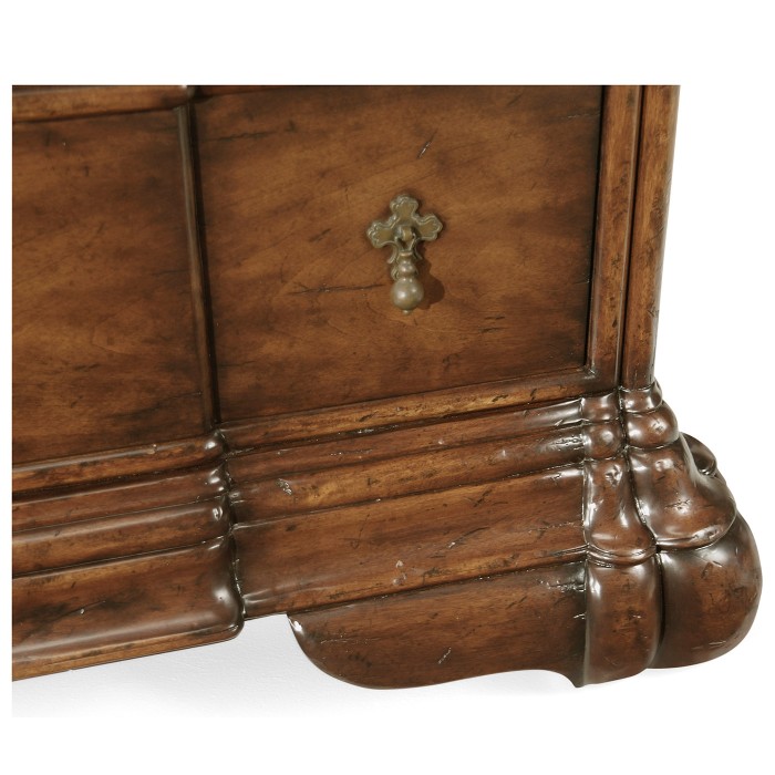 Dutch style large chest of three drawers