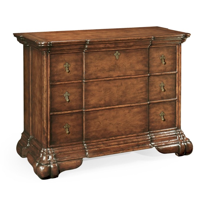 Dutch style large chest of three drawers