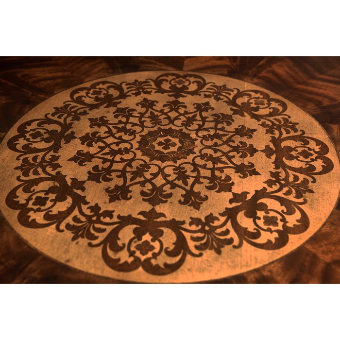 Finely Inlaid Mahogany Centre Table