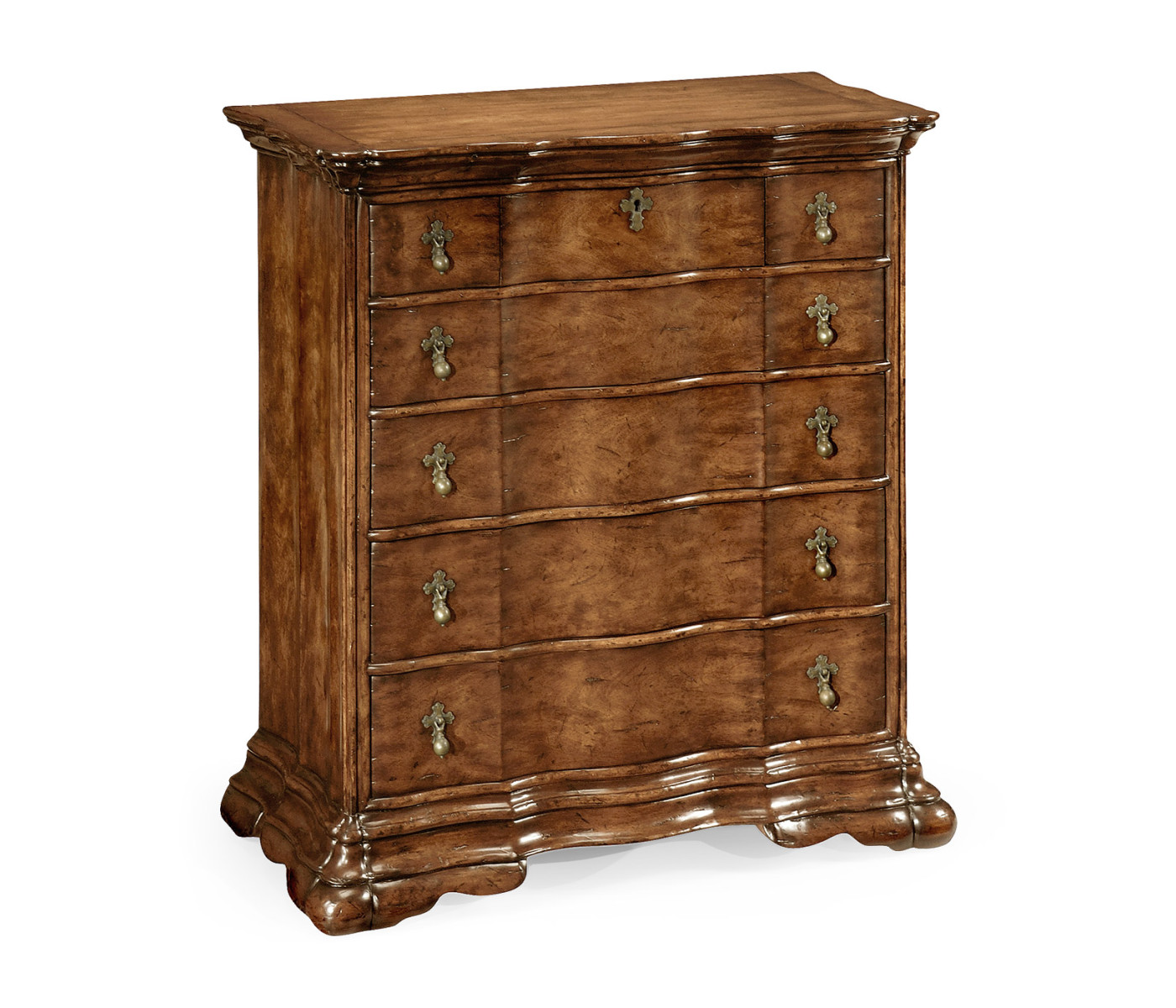 Dutch style large chest seven drawers