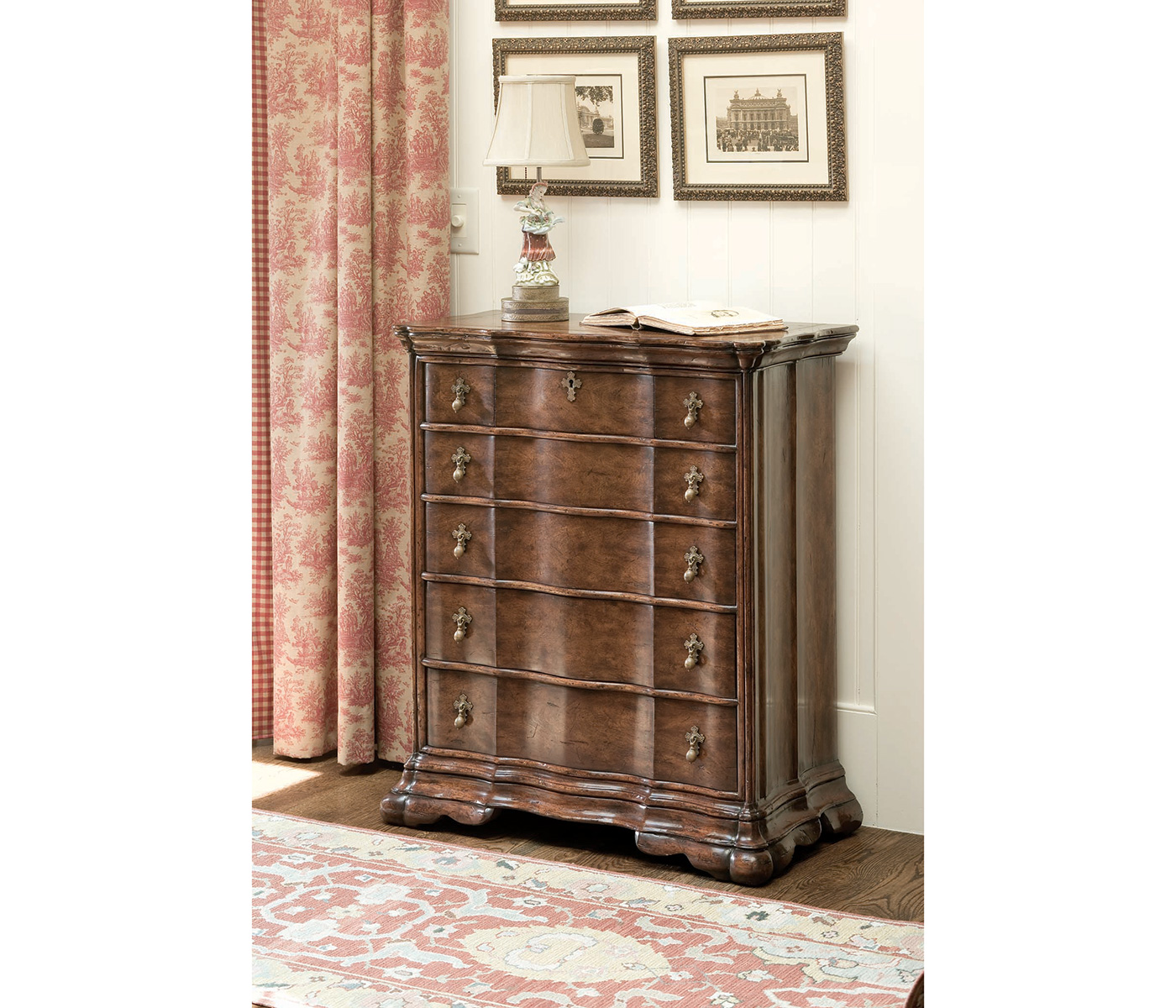 Dutch style large chest seven drawers