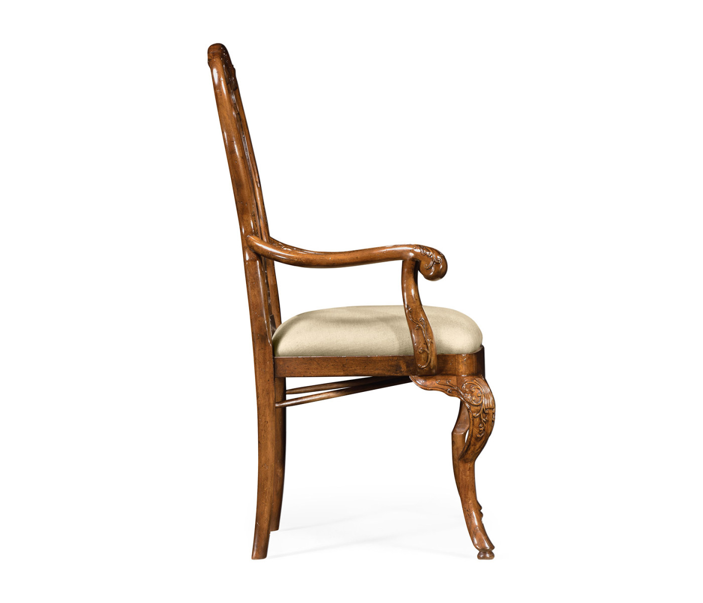 William & Mary Inlaid Arm Chair