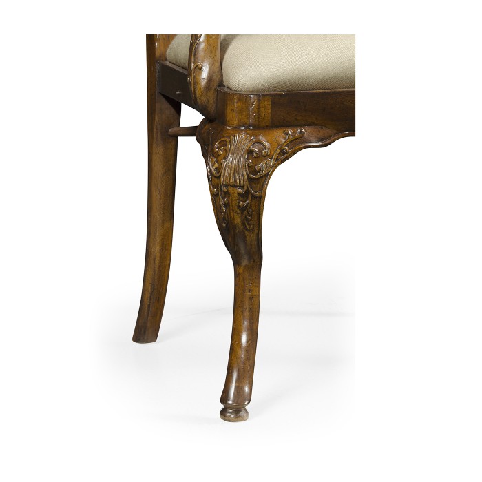William & Mary Inlaid Arm Chair