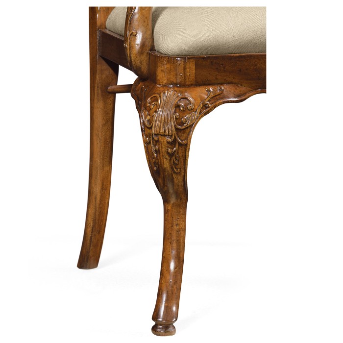 William & Mary Inlaid Arm Chair