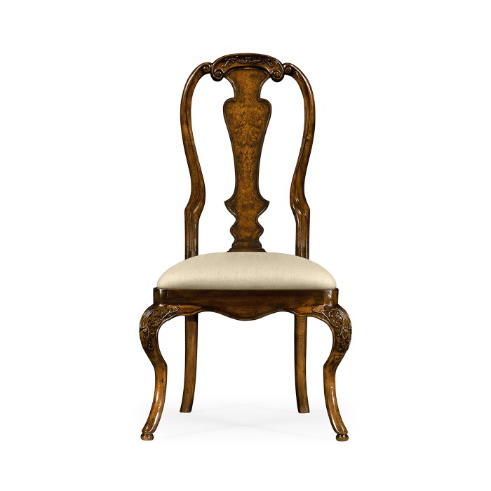 William & Mary Inlaid Side Chair