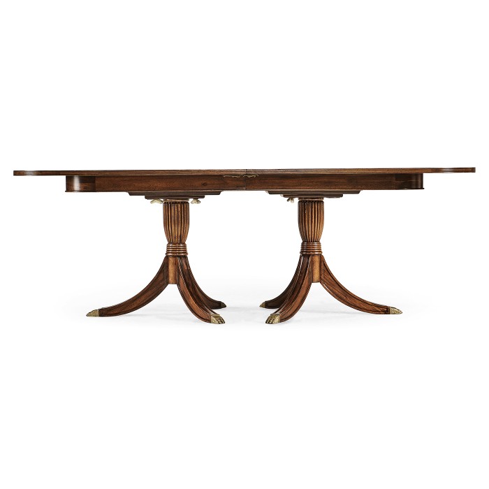 Windsor Two-Leaf Walnut Extending Dining Table 88