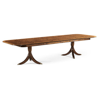 Windsor Two-Leaf Walnut Extending Dining Table 88