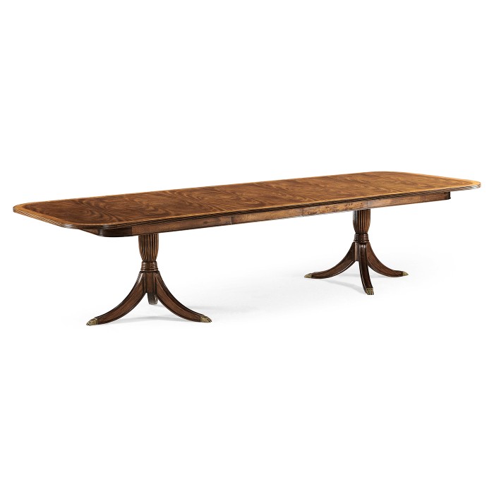 Windsor Two-Leaf Walnut Extending Dining Table 88