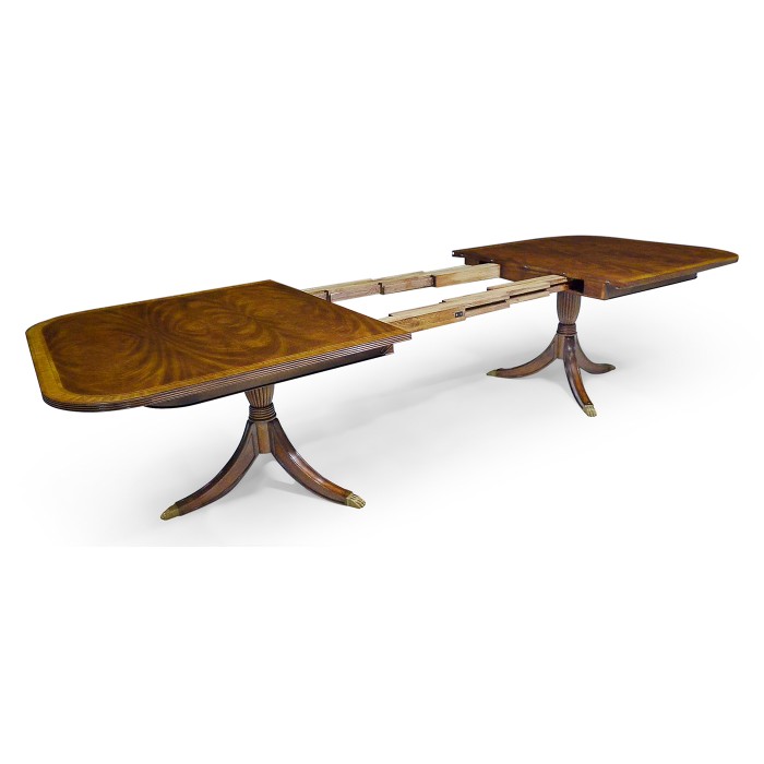 Windsor Two-Leaf Walnut Extending Dining Table 88