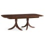 Buckingham Two–Leaf Mahogany Extending Dining Table 88"