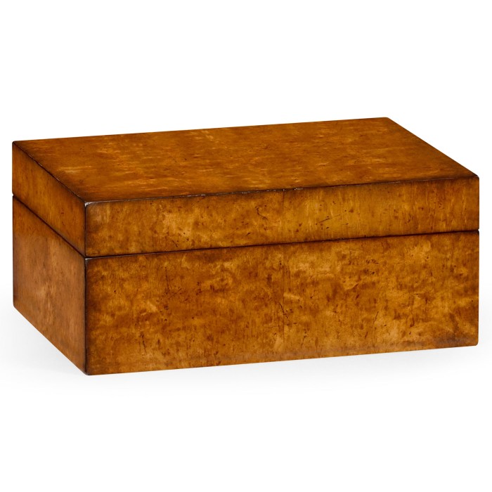 Masur Birch Rectangular Box