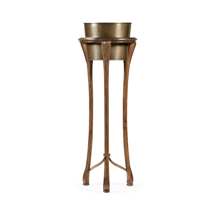 Tall Walnut Planter