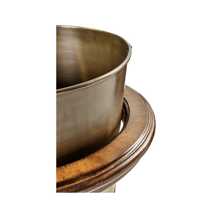 Tall Walnut Planter