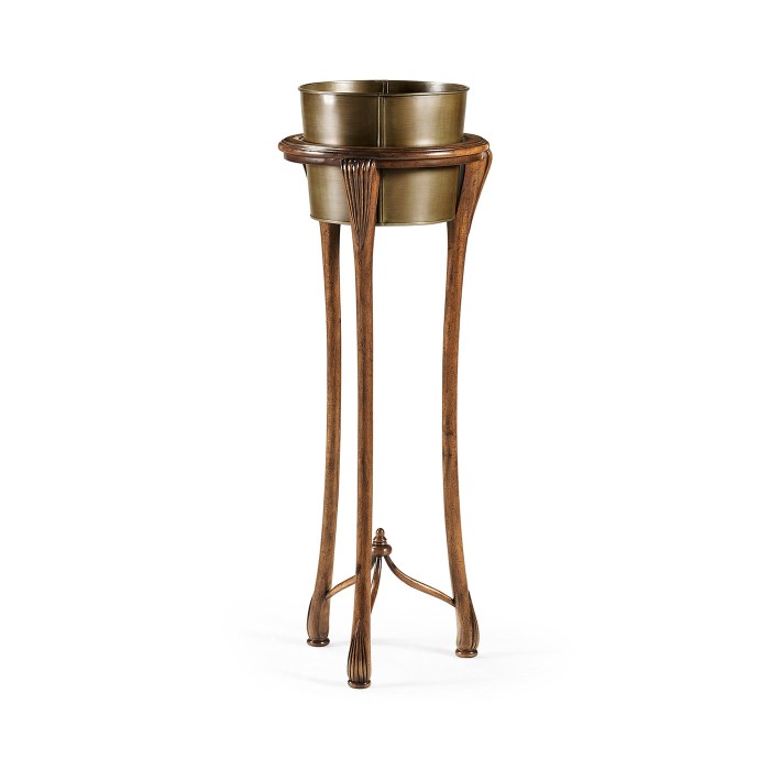 Tall Walnut Planter