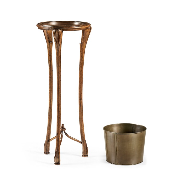 Tall Walnut Planter