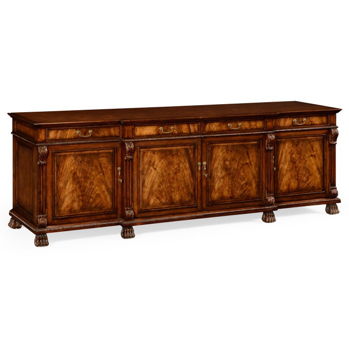 Walnut sideboard base