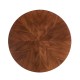 Parquet round lamp table