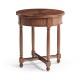 Parquet round lamp table