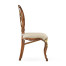 Sheraton Style Walnut & Gilded Oval Back Side Chair