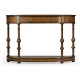 Demilune walnut console (Small)