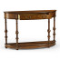 Demilune walnut console (Small)