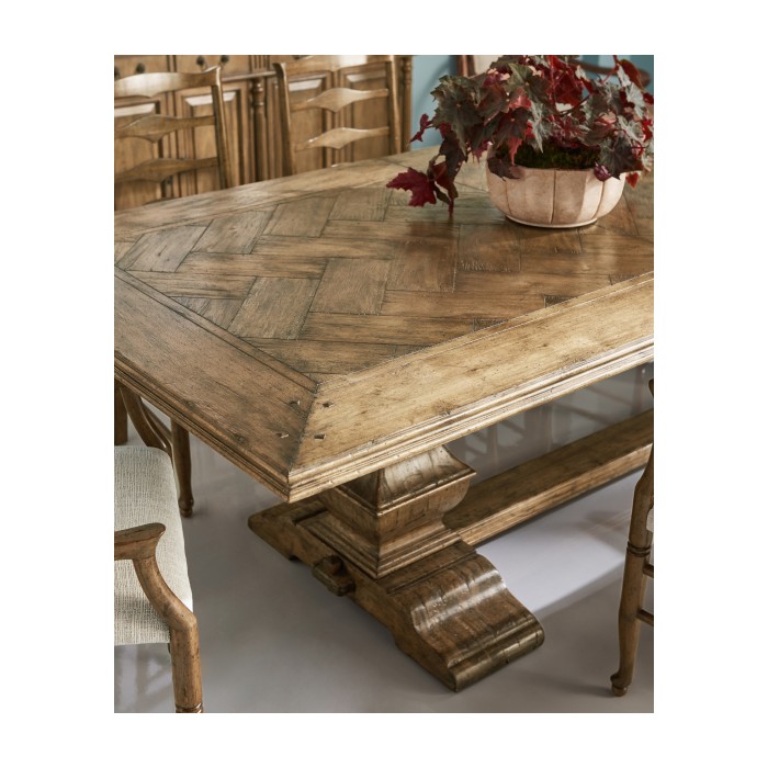 Casual Double Narrow Medium Driftwood Cabinet with Twin Cupboards
