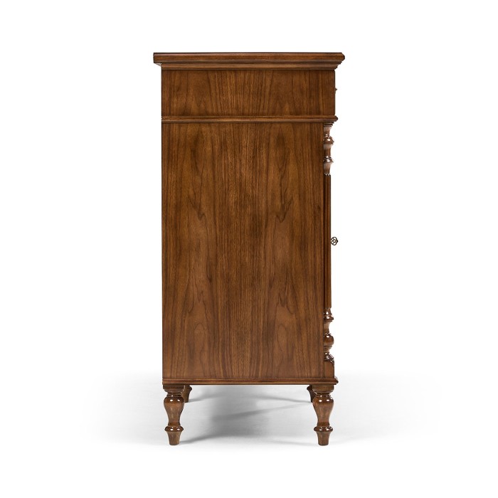 Smithfield Traditional Double Narrow Cabinet with Twin Cupboards