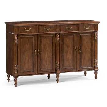Smithfield Traditional Double Narrow Cabinet with Twin Cupboards