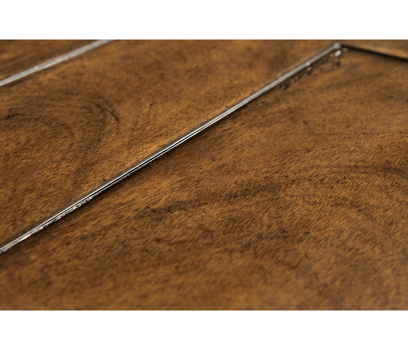 Traditional Double Narrow Cabinet with Twin Cupboards