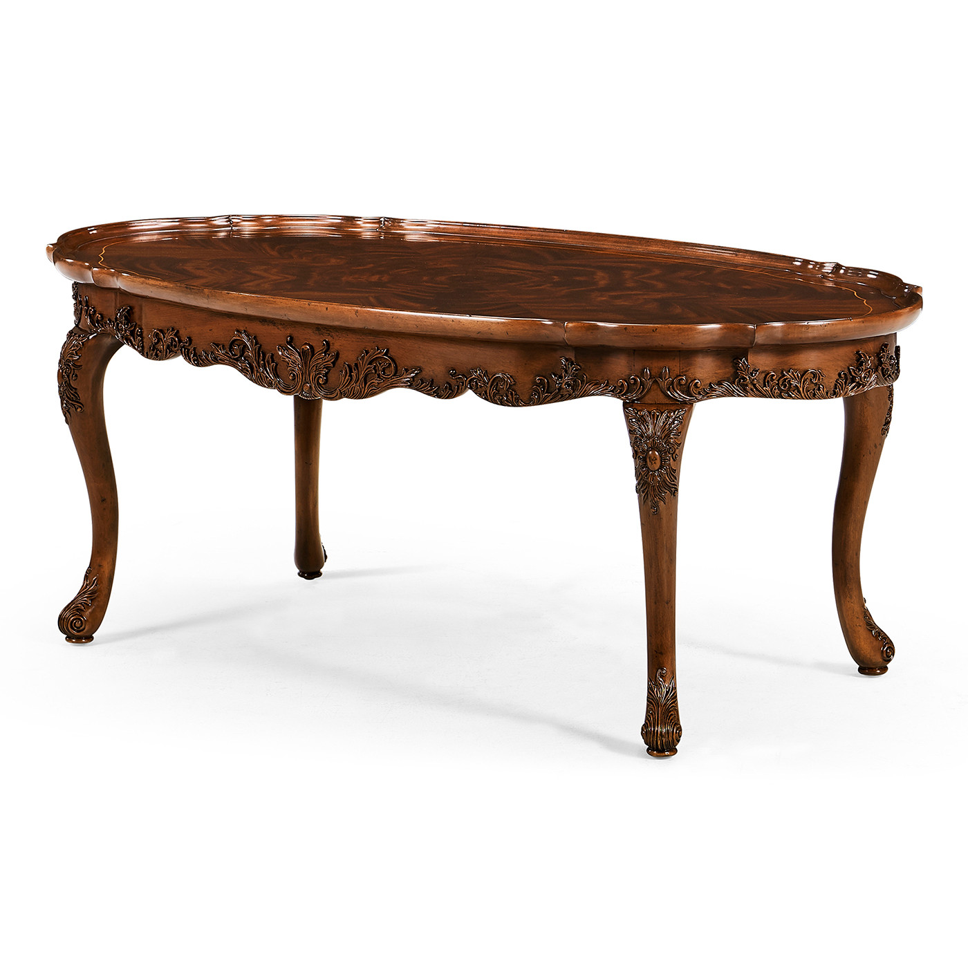 George III Style Oval Coffee Table