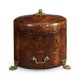 Round Crotch Mahogany Jewellery Box