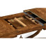 Rectangular walnut games coffee table