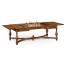Rectangular walnut games coffee table