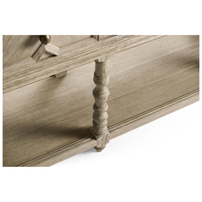 Traditional Tudor Style Grey Oak Buffet