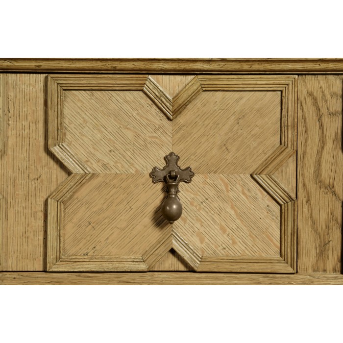Traditional Tudor Style Natural Oak Buffet