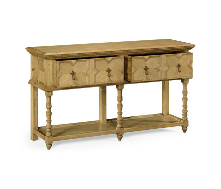 Traditional Tudor Style Natural Oak Buffet