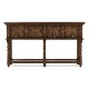 Traditional Tudor Style Dark Oak Buffet