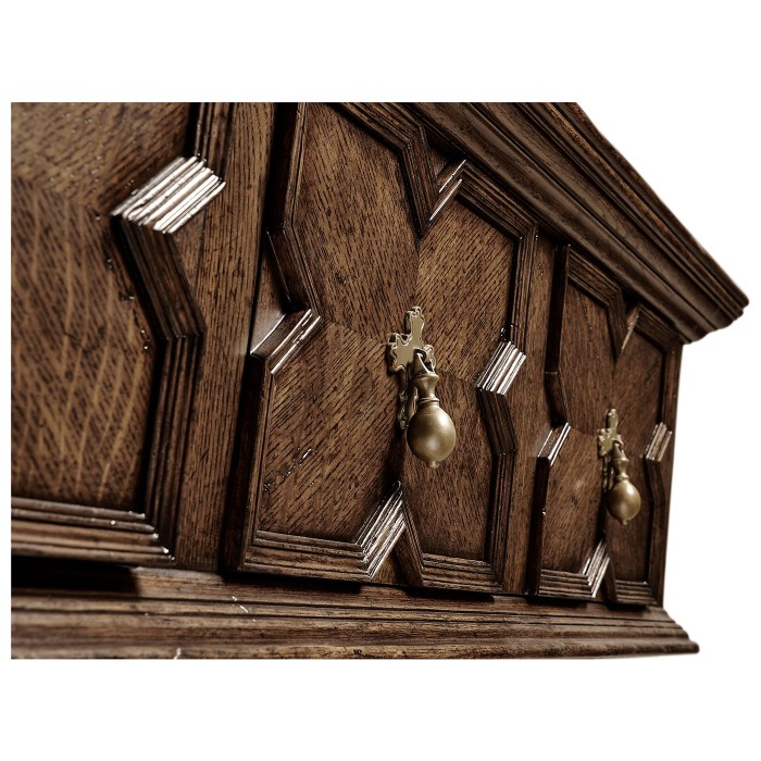 Traditional Tudor Style Dark Oak Buffet