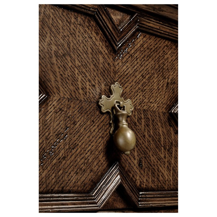 Traditional Tudor Style Dark Oak Buffet