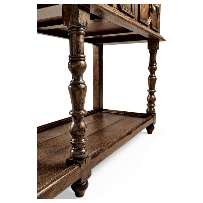 Traditional Tudor Style Dark Oak Buffet