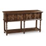 Traditional Tudor Style Dark Oak Buffet